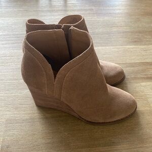 Very Gently used Lucky brand booties in women’s size 7.5
